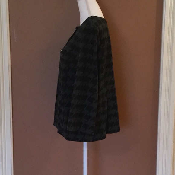 Studio Works Black & Gray Large Button Jacket - Picture 4 of 8